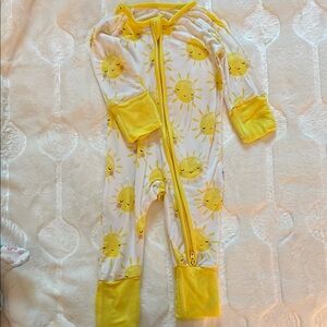 Little Sleepies Sunny Yellow Footie